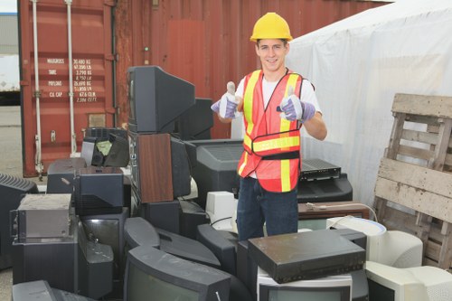 Ilford resident arranging furniture disposal